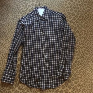 Ann Mashburn XS plaid boyfriend buttondown shirt.